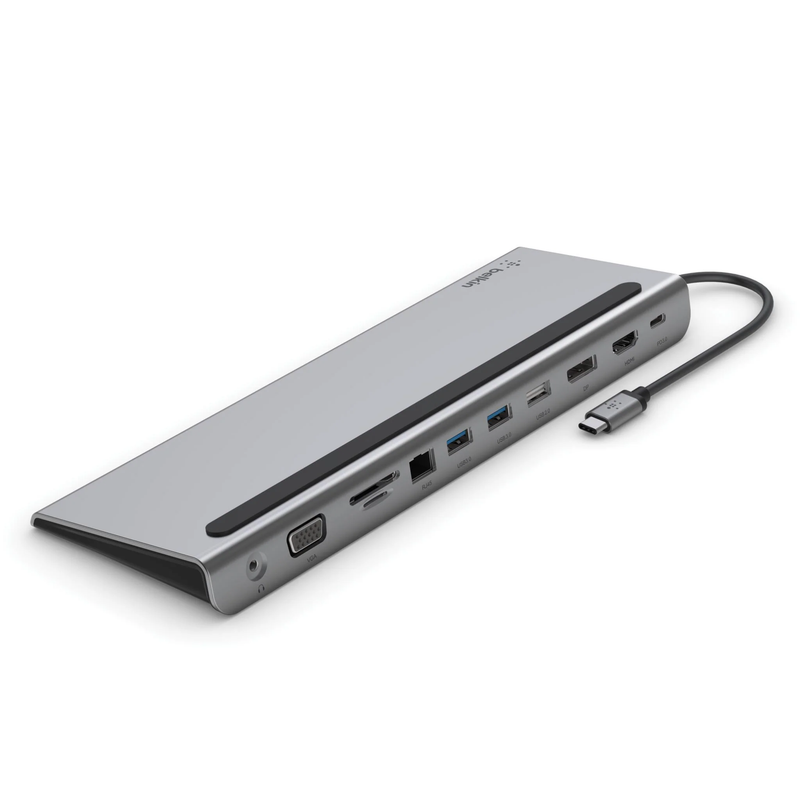 Belkin USB-C 11-in-1 Multiport Dock - Silver