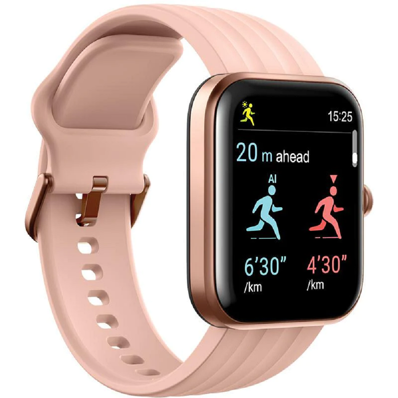 Ryze Evo Smart Watch - Rose Gold with Dusty Pink Strap