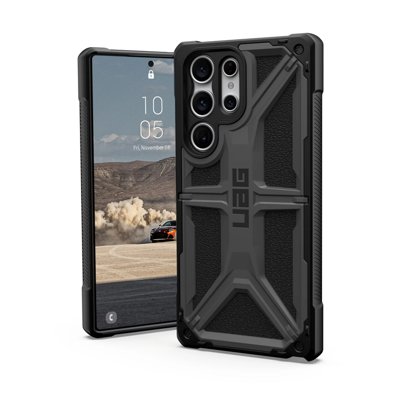 UAG Monarch Case For Samsung Galaxy S23 Ultra - Silver