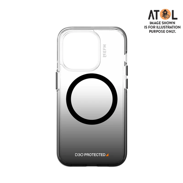 EFM Aspen Armour Case with D3O BIO For iPhone 15 Pro - Clear/Black