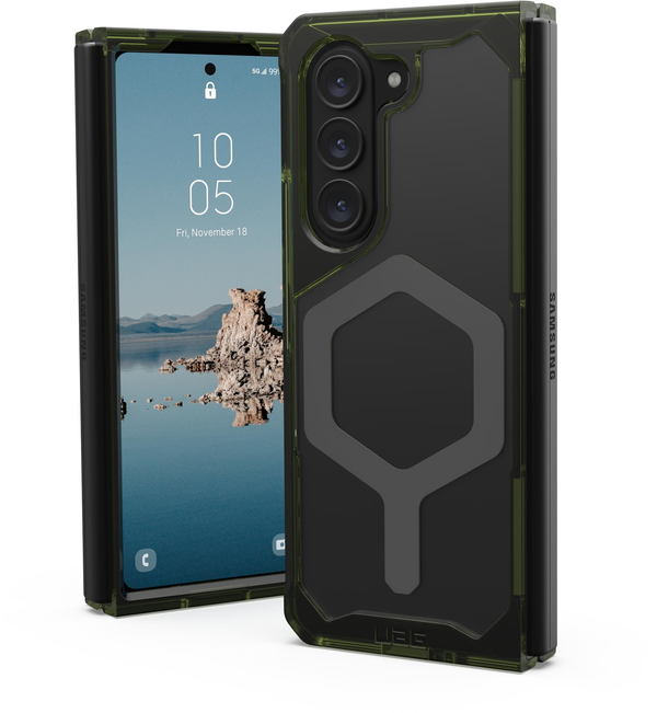 UAG Plyo Pro Case For Samsung Galaxy Z Fold 5 - Olive/Space Grey