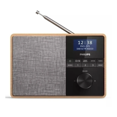 Philips Wooden DAB/FM Radio - Wooden