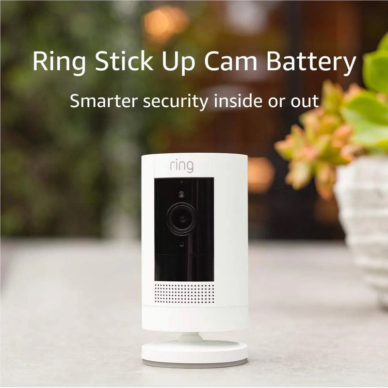 Ring Stick Up Camera Battery 2 Pack - White