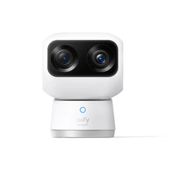 eufy Indoor Cam S350 4K Dual-Camera Pan-Tilt Security Camera - White