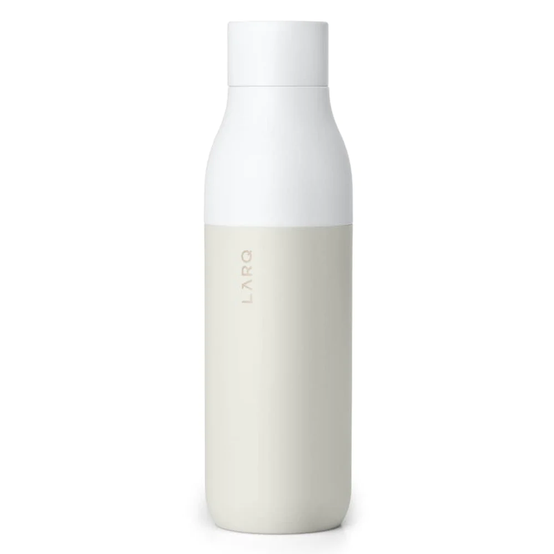 Larq PureVis Water Bottle 740ml - Granite White