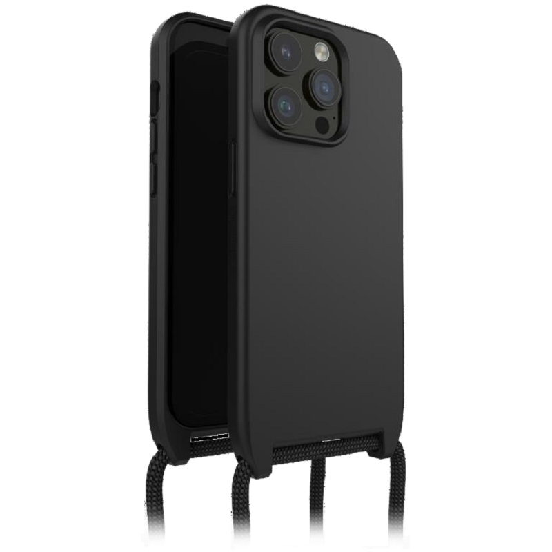 OtterBox React Necklace Case For iPhone 15 Pro Max - Black