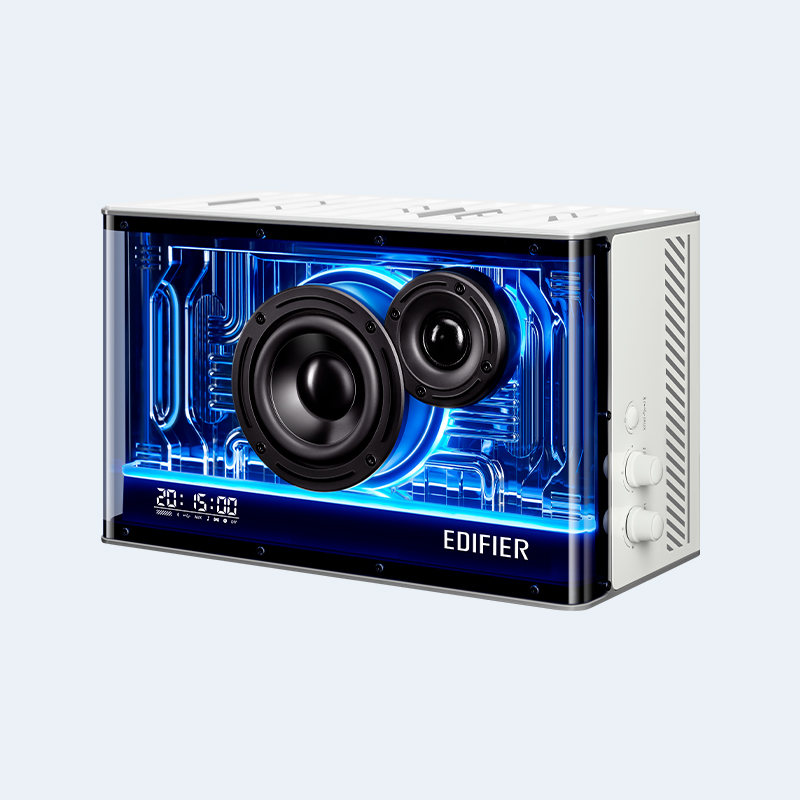 Edifier QD35 Tabletop Bluetooth Speaker with GaN charger - White