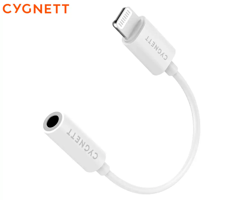 Cygnett Essentials Lightning Audio Adaptor - White