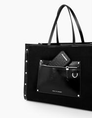 Ideal of Sweden Shopper Bag Daria Jacquard - Black