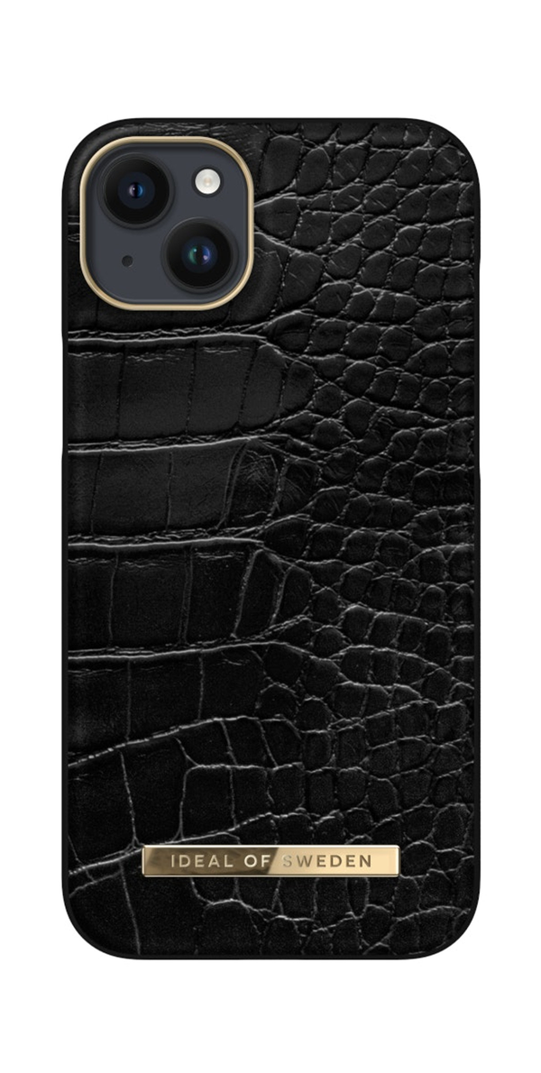 Ideal of Sweden Atelier Case For Apple iPhone 14 plus - Neo Noir Croco