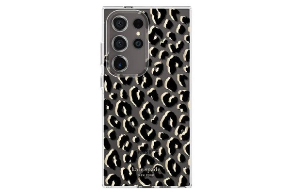 KSNY City Leopard Case For Samsung Galaxy S24 Ultra - Clear