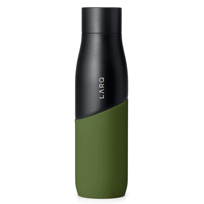 Larq PureVis Movement Water Bottle 710ml - Black/Pine