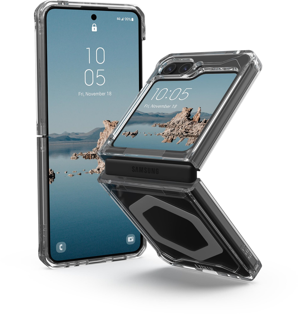 UAG Plyo Pro Case For Samsung Galaxy Z Flip 5 - Ice/Silver