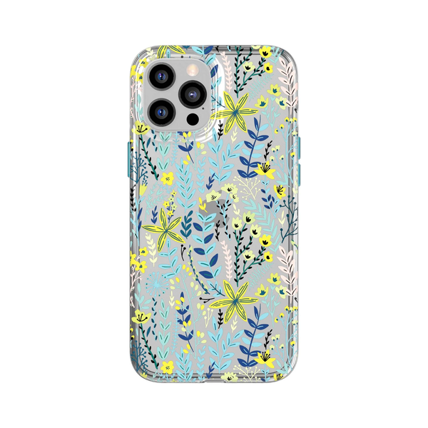 Tech 21 EvoArt Botanical Garden Case iPhone 12 Pro Max - Pale Blue