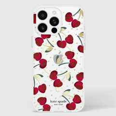 Kate Spade MagSafe Case For iPhone 16 Pro Max - Cherry Dot