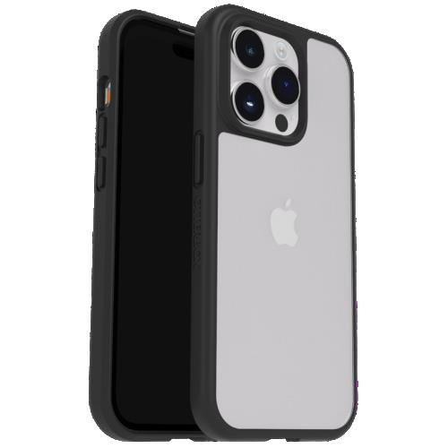 OtterBox ProPack React Case For iPhone 15 Pro Max - Clear/Black