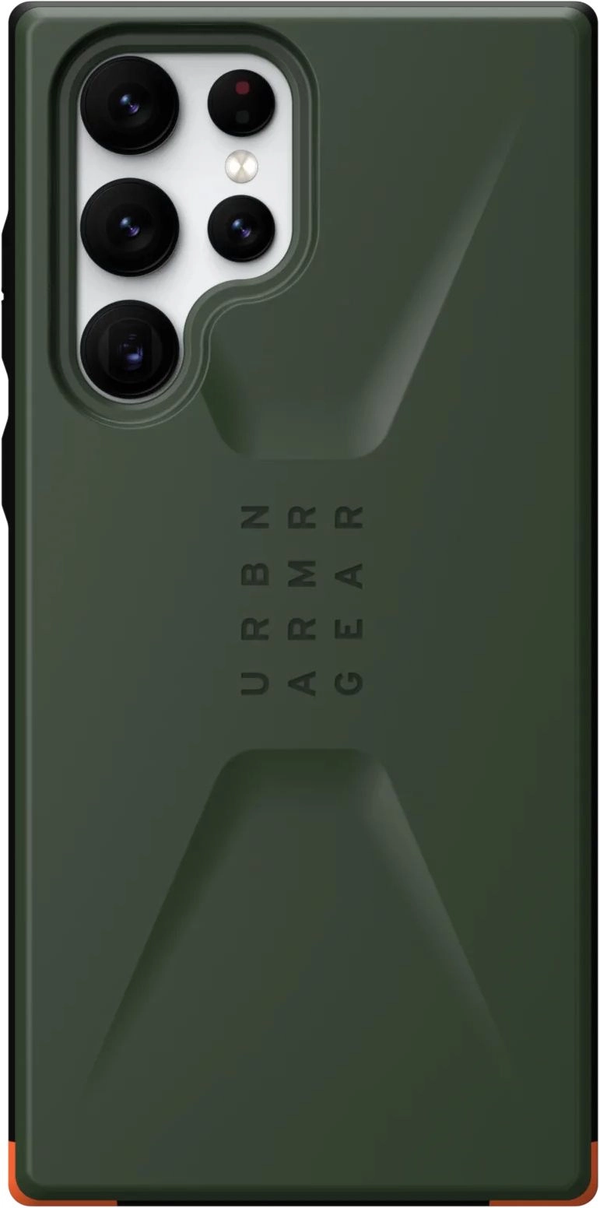 UAG Civilian Case For Samsung Galaxy S22 Ultra - Olive