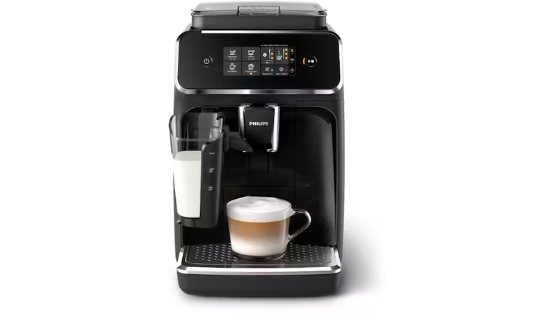 Philips LatteGo 2200S Automatic Coffee Machine - Gloss Black