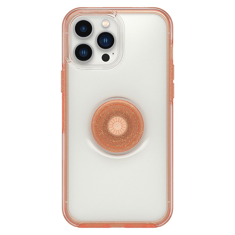 OtterBox Otter+Pop Symmetry Case For iPhone 13 Pro Max - Clear/Orange