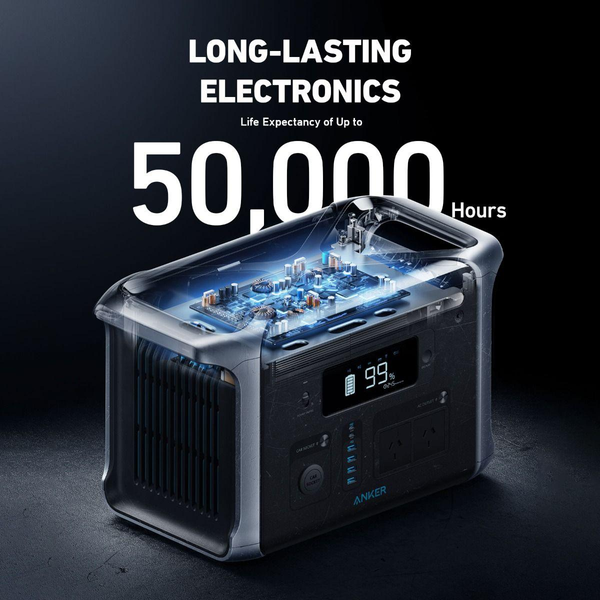 Anker PowerHouse 1229WH with 757 Portable Power Station - Black