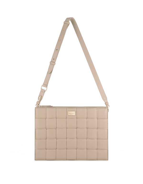 Ideal of Sweden 13" Laptop Braided Sleeve - Light Camel