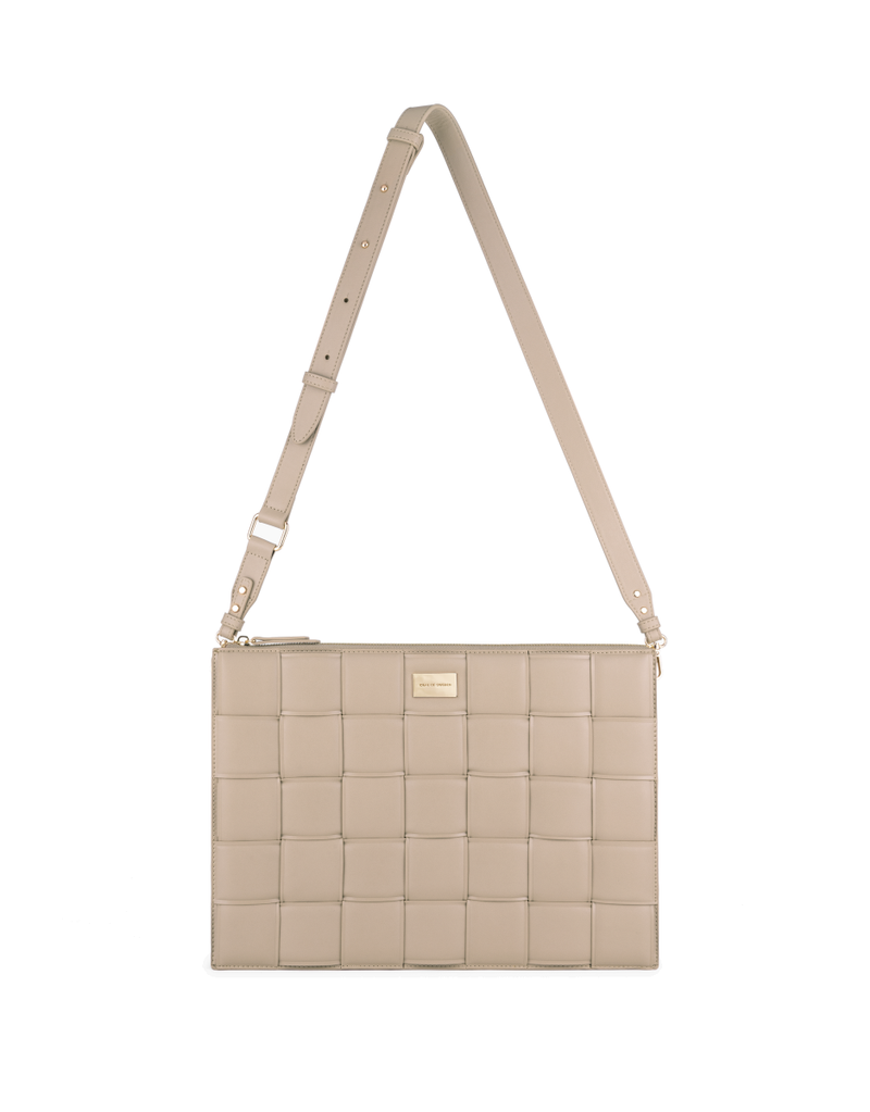 Ideal of Sweden 13" Laptop Braided Sleeve - Light Camel