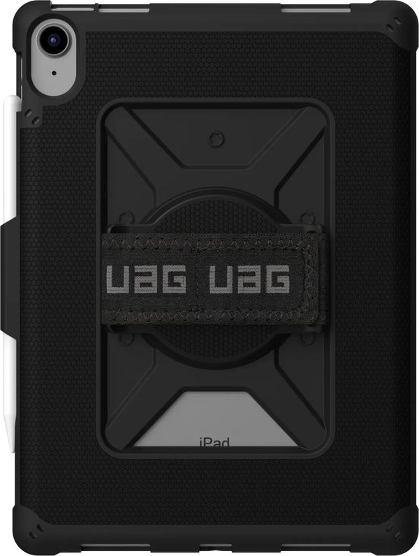 UAG Metropolis Hand Strap Case For iPad 10.9" (10th Gen) - Black
