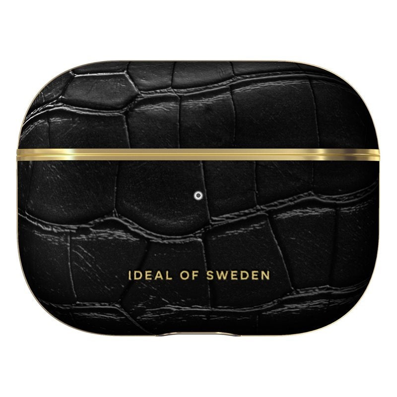 Ideal of Sweden Atelier Case For Airpods Pro - Jet Black Croco