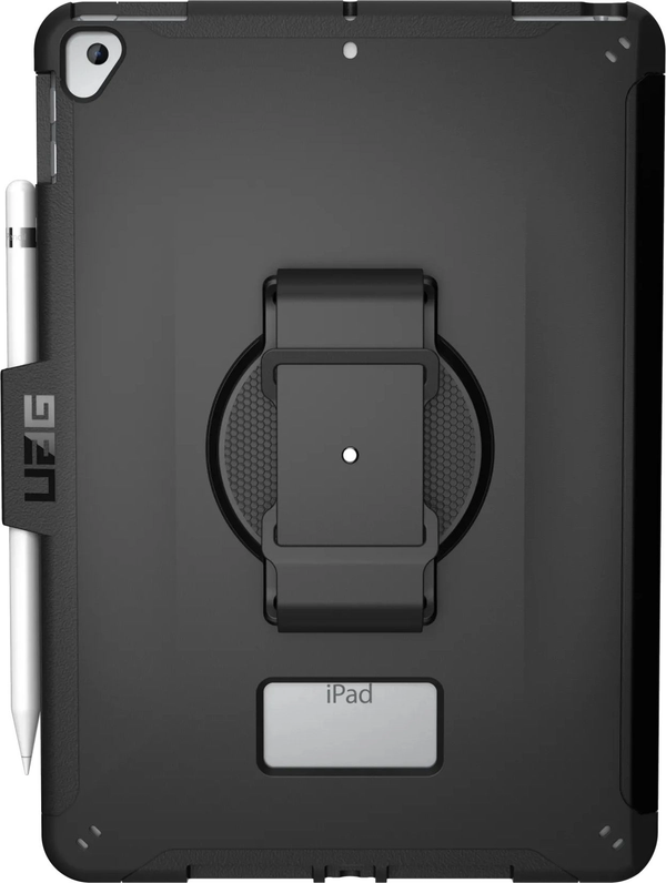 UAG Scout Hand Strap Case For iPad 10.2” 9th Gen - Black
