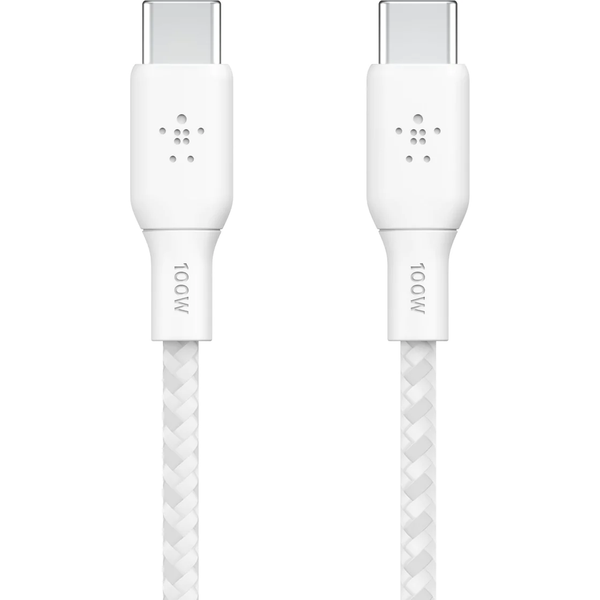 Belkin BoostCharge 100W USB-C to USB-C Cable 2m - White