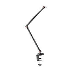 Brateck Armoured Microphone Arm with RGB Lighting - Black