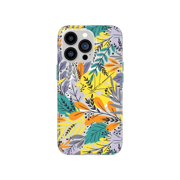 Tech 21 EvoArt w/ MagSafe Case For iPhone 13 Pro - FB Green Leaf