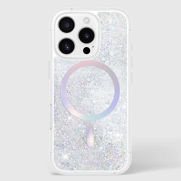 Kate Spade MagSafe Case For iPhone 16 Pro - Liquid Glitter