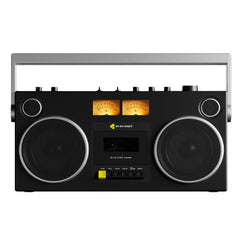Rewind Getto Blaster Cassette Player & Recorder - Curtis Black