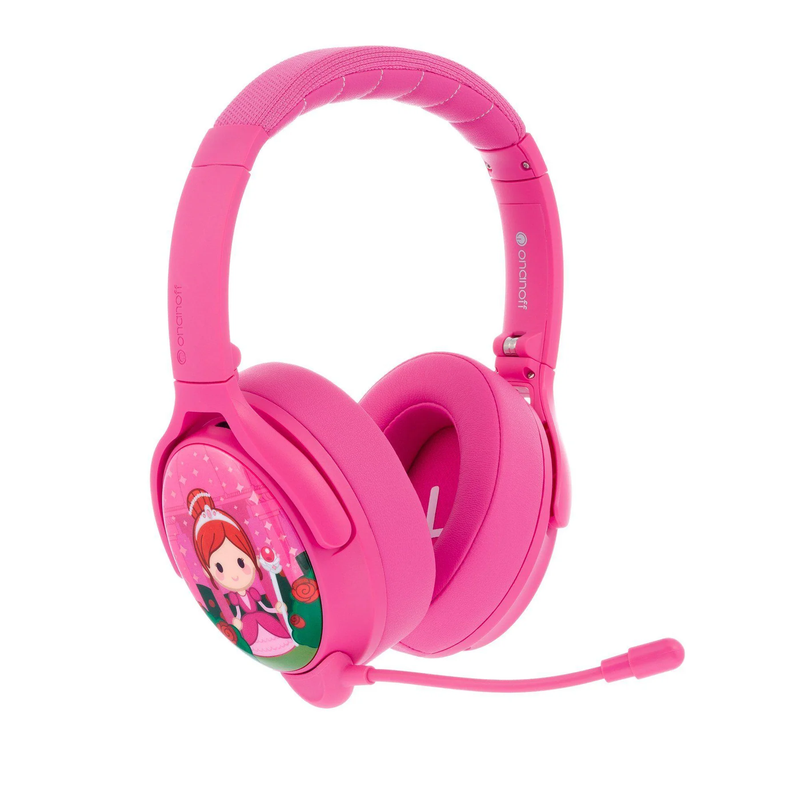 BuddyPhones Cosmos Plus ANC Wireless Headphone - Rose Pink