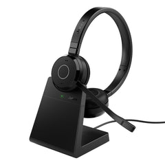 Jabra Evolve 65 TE UC Stereo Wireless Bluetooth Headset - Black