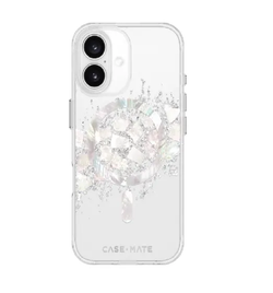 Case-Mate Karat MagSafe Case For iPhone 16 Plus - Silver / Clear
