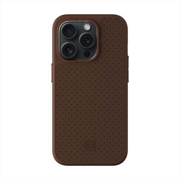 Incipio cru. Lilo Case For Apple iPhone 15 Pro - Brown Faux