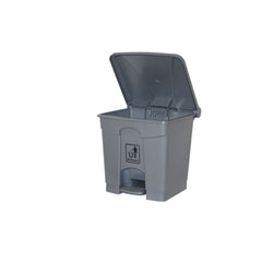 Cleanlink Rubbish Bin w/ Pedal Lid 45 Litre - Grey