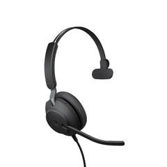 Jabra Evolve2 40 SE USB-C MS Mono Wired Headset – Black