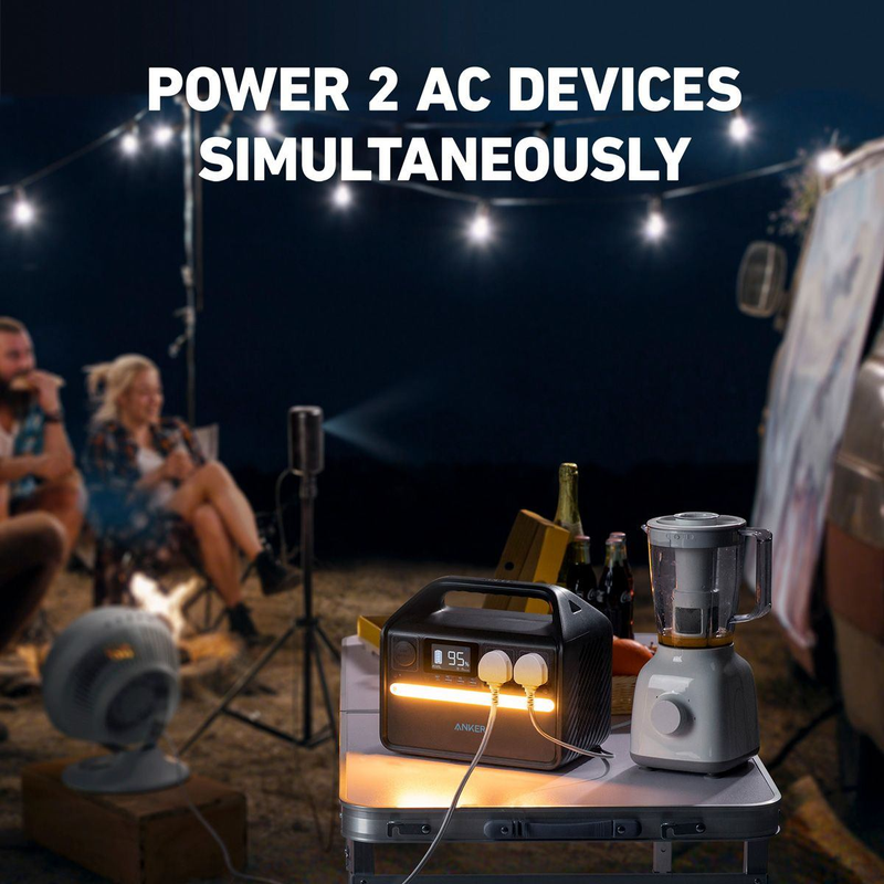Anker PowerHouse 512WH with 535 Portable Power Station - Black