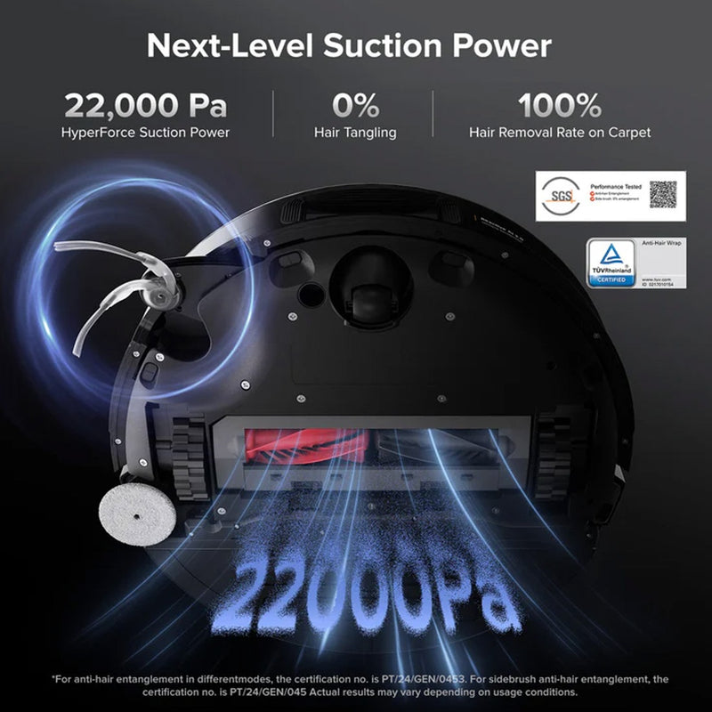 Roborock Saros 10 Robotic Vacuum Cleaner - Black