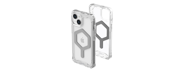 UAG Plyo MagSafe Case For iPhone 15 - Ice/Silver