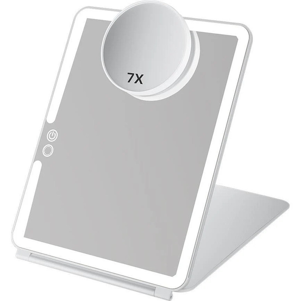 Wellcare Foldable Make-up Mirror w/ LED Lights - White