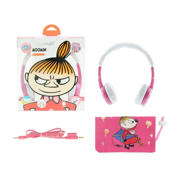 BuddyPhones Foldable Little Headphones - My Pink