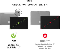 UAG Metropolis SE Microsoft Surface Pro 12 Rugged Case - Black