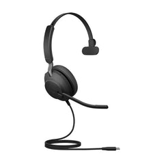 Jabra Evolve2 40 SE USB-C UC Mono Wired Headset – Black