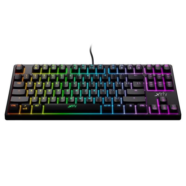 Xtrfy K4 Mechanical Gaming Keyboard Tenkeyless with RGB - Black