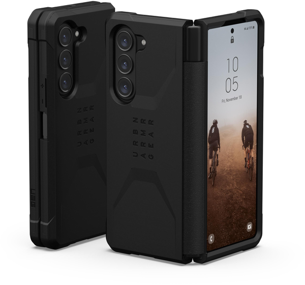 UAG Civilian Case For Samsung Galaxy Z Fold 5 - Black