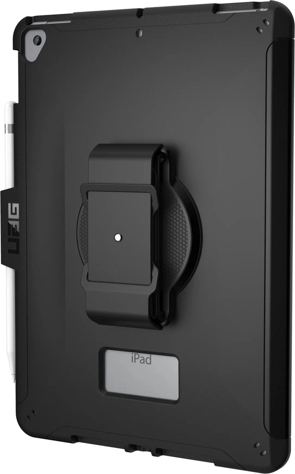 UAG Scout Hand Strap Case For iPad 10.2” 9th Gen - Black